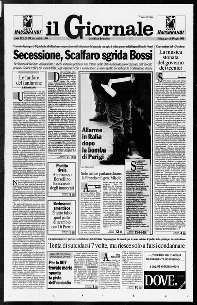 Il giornale : quotidiano del mattino